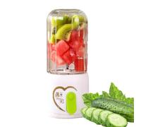 Mini Licuadora Portátil: Dimensiones Del Producto 7,5 X 7,5 X 18 Cm, Material De Gel De Sílice PP De Vidrio, Cortador De Ocho Hojas | Máquina Para Hacer Puré De Deportivo, Color Brillante, Proces