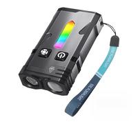 Mini Light, Keychain Flashlight, 1100 Lumen Rechargeable Led Torch, Waterproof Compact Illumination, Multi Mode Bright Lighting 2.68x1.38x0.79 Inches for Hiking Camping Fishing Travel Night