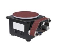 Mini Lijadora De Banda 100 W, Amoladora, Eléctrica 7 Velocidades, 8500 RPM, For Pulir Madera Y Metal, Manualidades Bricolaje Motor Potente, Bajo Nivel De Ruido.