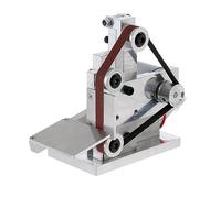 Mini lijadora de banda eléctrica, amoladora multifuncional, lijadora de banda, máquina pulidora DIY, cortador afilador de bordes de 7 engranajes,Bajo nivel de ruido(2 batteries)