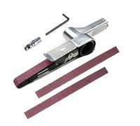 Mini lijadora de cinturón de aire, herramienta neumática de mano para lijado de madera y metal (520 x 20 mm)