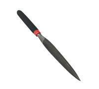 Mini limas de acero, lima plana de aguja para manualidades de tallado de metal, vidrio de piedra, 118 mm de longitud con vástago de 5 mm para azulejos de acero endurecido, color dorado