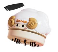 Mini limpiador de escritorio recargable por USB, diseño esponjoso lindo | Intensidad conmutable, compacta, succión de polvo, limpieza de mesa, herramienta auxiliar, aspiradora pequeña, escritorio de
