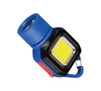 Mini linterna de llavero, luz de bolsillo LED COB, lámpara de trabajo recargable por USB, kit de utilidad de luz compacta para exteriores, supervivencia, camping, senderismo, nocturno, equipo