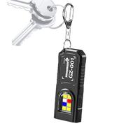 Mini linterna de luz - Llavero linterna para supervivencia, material ABS con diseño de clip, lámpara de bolsillo LED brillante Cob, accesorio de viaje compacto para camping, senderismo, pesca al aire