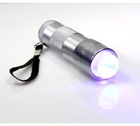 Mini linterna - Lámpara de 12 LED con decoración de uñas portátil - Seca y fija rápidamente gel, base soak off, semipermamente y acrylgel