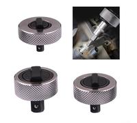 Mini llave de carraca, herramienta de trinquete de palma de acero con mecanismo reversible operado por los dedos, diseño compacto de cabeza de bola que evita que se agite y protege los enchufes, se