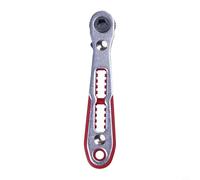 Mini llave de trinquete/4 pulgadas, adaptador de enchufe de control bidireccional de 36 dientes con almacenamiento para hexagonal para juego de puntas de destornillador Torx, herramienta manual de