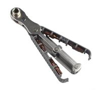 Mini llave de trinquete de 1/4 pulgadas con 4 puntas de destornillador, juego de puntas hexagonales, herramienta manual de control bidireccional magnético para espacios reducidos