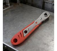 Mini llave de trinquete de interfaz de 1/4 pulgadas, mini destornillador de trinquete bidireccional, llave de trinquete pequeña, herramienta de mano portátil, para espacios reducidos