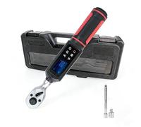 Mini llave dinamométrica digital con accionamiento de 1/4", alta precisión ±2%, cabezal trinquete reversible pantalla LED(0.15-10N.m)