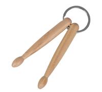 Mini llavero de madera - Porta llavero con forma de baqueta, regalo para amantes de la música | Bonito llavero de percusión de madera, accesorio portátil para bateristas, ideal para organizar llaves e