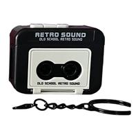 Mini llavero grabador que puede grabar y reproducir música, caja de música divertida, B