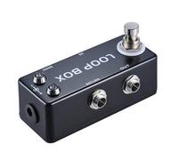 Mini Loop Box Interruptor de pedal de efecto guitarra Selección de canal True Bypass