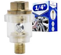 Mini Lubricador para Herramientas Neumáticas de 1/4" Presión Máxima 9 Bar / 135 PSI - Suministro Automático de Aceite Lubricante - MONTERAL