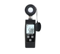 Mini luxómetro digital con pantalla LCD, luminómetro de mano, luxómetro de alta precisión de 0 a 200 000 lux, medidor de luz y medidor de lux/FC