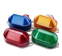 Mini luz de alarma con sonido y luz, luz LED intermitente de advertencia, alarma de seguridad for gimnasios LED-3051, sin zumbido(Y12V)