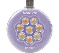 Mini luz LED de galleta Nanlite (lavanda)
