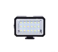 Mini luz LED de video para Insta360 X5 - Luz de relleno impermeable para buceo y fotografía acuática - Construcción compacta de PC de 6 x 4,5 cm