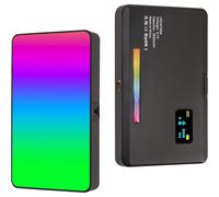 Mini luz LED de vídeo Ulanzi VL120 RGB, 2500K-9000K, luz de relleno fotográfica regulable, CRI95+, 20 efectos de luz, cargador incorporado
