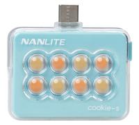 Mini luz LED Nanlite Cookie-s (azul cian)