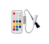 Mini luz mágica de 21 teclas con controlador WC2811/2812B controlador de atenuación a todo color WM-HC006B atenuador LED