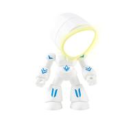 Mini luz nocturna robot - Lámpara robot solitaria de dibujos animados lindo, brillo LED suave, acento de oficina compañero | Solución de iluminación decorativa creativa para la oficina de estudio del