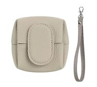 Mini Lychee Pattern Coin Purse, New Top Grain Leather Solid Color Change Pouch, Small Casual Change Wallet for Women (#P)