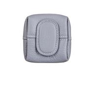 Mini Lychee Pattern Coin Purse, Solid Color Buckle Key Earphone Storage Bag, Casual Change Pouch for Daily Use, Solid-Color Snap-Closure Key Earphone Storage Pouch (Pinkish Purple)