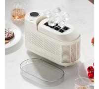 Mini macchina per il ghiaccio - Macchina per il ghiaccio portatile da banco | Produce cubetti di ghiaccio trasparenti in 10 minuti | Basso rumore, risparmio energetico, facile da pulire | Ideale per