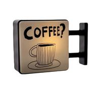 Mini Magnetic Coffee Shop Refrigerator Decor,Cute Cat Refrigerator Magnet with Warm Ambiance Light,Retro Neon Sign Fridge Magnets for Kitchen Home Office Dorm Coffee Lovers
