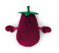 Mini MagNICI - Miniberenjena de 7 cm, Morada, muñeco de Peluche con imán Que se adhiere a Superficies metálicas, pizarras magnéticas y Asas de Bolsos, para Llevar de Viaje, Gran Idea de Regalo, 61862