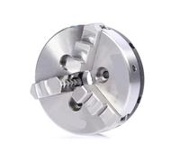 Mini mandril autocentrante reversible manual de 3 mordazas K01-80B de 80 mm y 3" for tornos CNC