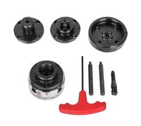 Mini mandril giratorio de madera de 2 pulgadas, 4 mordazas, torno for carpintería, accesorio de mandril, juego de mandíbulas, acero de alta resistencia 1045 (Color : Chuck Set(1inch8TPI))