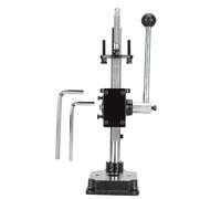 Mini Manual Punching Machine Heavy Duty Leather Stamping Hole Puncher Tool with Adjustable Height for Leather Crafting DIY Projects Steel Construction Christmas Gifts