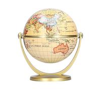 Mini mapa de la Tierra, edición en inglés, globo giratorio de geografía terrestre, globo flotante con soporte para escritorio, oficina en casa