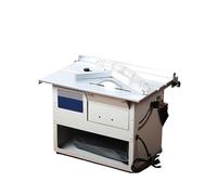 Mini máquina de corte, Sierra De Mesa Deslizante Eléctrica For Suelo, Sin Polvo, Carpintería, Corte A Inglete, Velocidad Ajustable, 1500 W,para cortar latón acero bricolaje