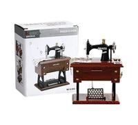 Mini máquina de coser de música - de de música de decoración de manivela de calidad, vintage máquina de coser antigua decoración de escritorio ornamento | Para el hogar boda
