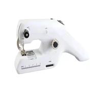 Mini Máquina De Coser Mano For Bordar, For Adultos Y Principiantes, Eléctrica For Labores Costura, Ropa Bricolaje Costura Sencilla Y RáPida(White)