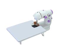 Mini Máquina De Coser Portátil For El Hogar, Luz Nocturna, Pedal, Mesa Mano Línea Recta, Kit Tijera 2 Hilos, Ropa Eléctrica DIY PortáTil Y Flexible