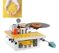 Mini Máquina De Enchapado De Bordes, Enchapadora De Bordes Portátil Para Carpintería, Recta Y Curva, Aplicación De Pegamento En Doble Cara, Corte Automático De Cinta Y Control Inteligente De
