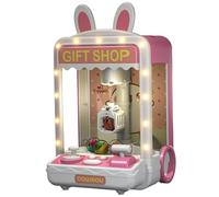Mini máquina de Garras Sonidos y música Ajustables Máquina de Garras para niños con Mini Juguetes de Peluche y cápsulas Juego de Arcade Venta de Regalos de cumpleaños para niñas Estilo 2..