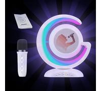 Mini máquina de Karaoke - de Sonido Compacto, Puerto de micrófono, Amplificador de Audio estéreo, configuración inalámbrica Ligera | para celebración de cumpleaños, Fiestas de Canto Infantiles