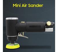 Mini máquina de lijado orbital neumático de alta velocidad kit de lijador de aire con almohadillas de 2 pulgadas de 3 pulgadas para muebles de carrocería para el cuerpo pulido de (Segrehylv2yhn9-eu-2)