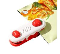 Mini Máquina De Sellado De Alimentos Lindo 2 En 1 Magnético | Sellador De Bolsas De Snack Para Frutas Verduras Snack Casa Oficina Cocina Al Aire Libre Camping