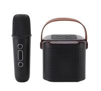 Mini Máquina del Karaoke, Presidente Inalámbrico Portátil de de la Batería Larga Duración para el Partido Casero la Familia (Black)