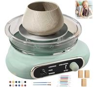Mini Máquina Eléctrica De Cerámica Con Rueda De Cerámica, Rueda Giratoria De Alfarero Para Niños Adultos, Máquina Formadora De Cerámica Con Juego De Herramientas De Arcilla, Kit De Cerámica Diy Para P