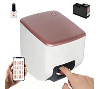 Mini máquina eléctrica for pintar uñas de 7,2 W, 4800 DPI, impresión rápida en 10 s, detección precisa de bordes, for salón de uñas