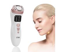 Mini máquina facial HIFU, dispositivo de belleza ultrasónico RF mejorado con tecnología de masajeador facial EMS, utilizado para rejuvenecimiento de la piel antiarrugas, levantamiento, reafirmante y