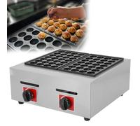 Mini máquina holandesa para hacer panqueques, Takoyaki antiadherente y máquina para hacer gofres para el hogar, restaurantes, cafeterías y panaderías